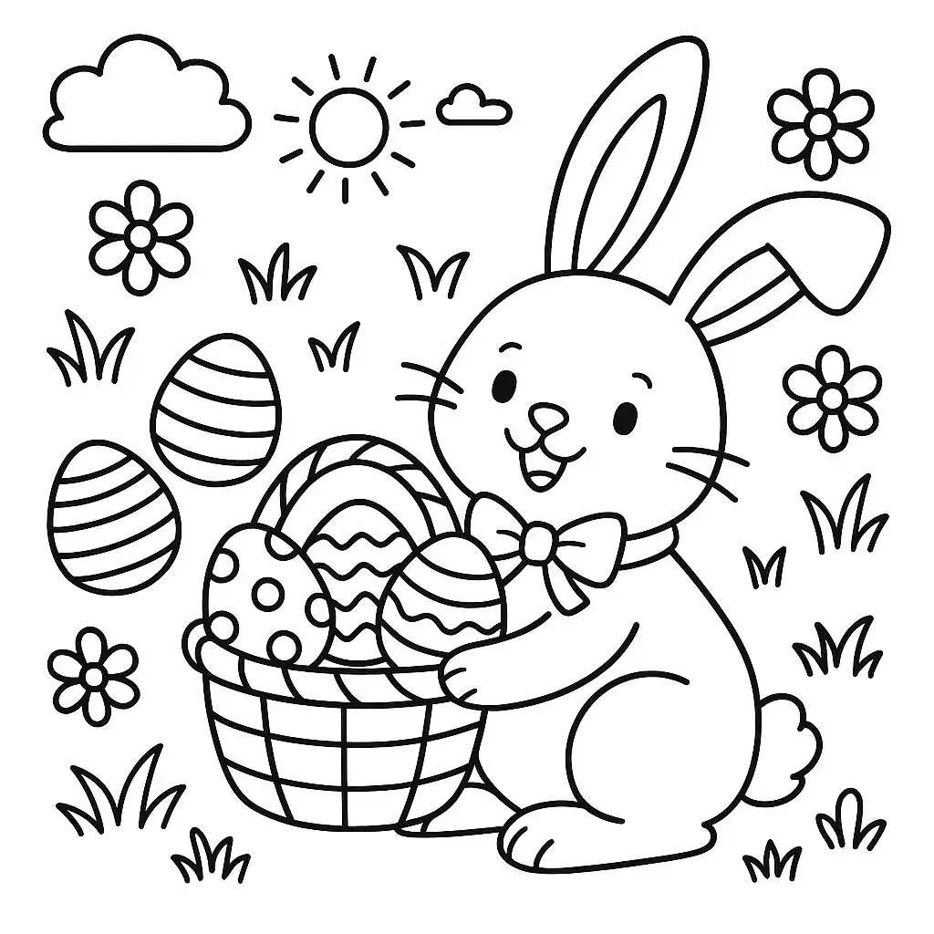 Omalovánky velikonoce